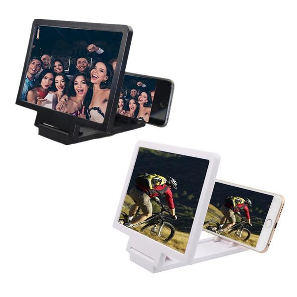 

phone screen mobile magnifying glass hd stand video magnifier cell expander mounts & holders