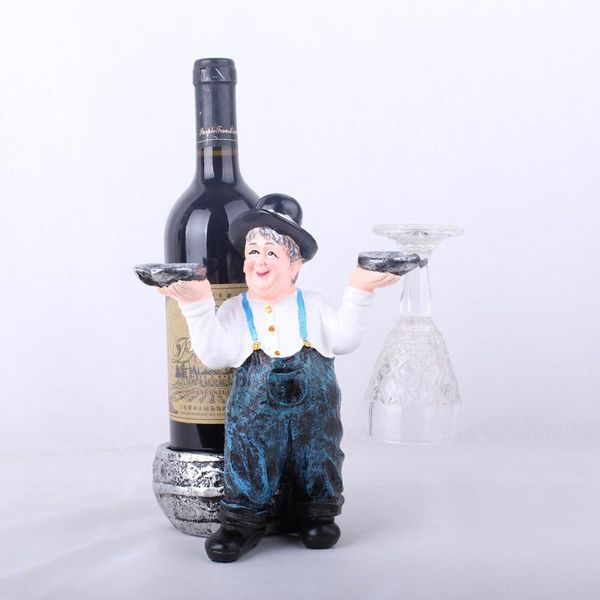 

tablewine racks european waiter rack decoration figurines resin crafts home creative high-end holder display business gifts