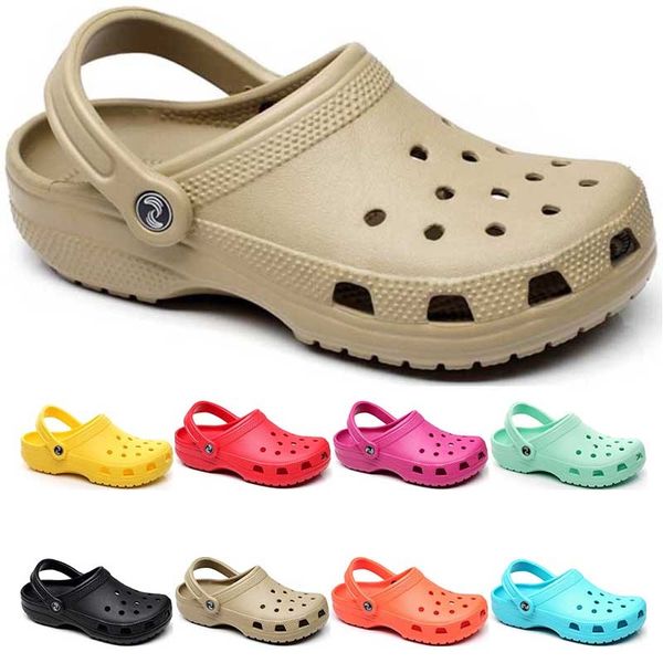 

409 ale fashion sandals slip on casual beach waterproof shoes men classic nursing clogs hospital women slippers work medical, Black