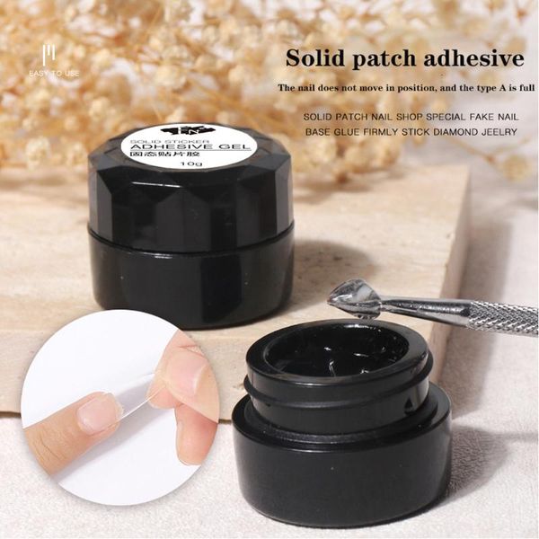 

nail gel 1 box of transparent canned potherapy uv patch adhesive diamond is firm and does not damage the nails, Red;pink