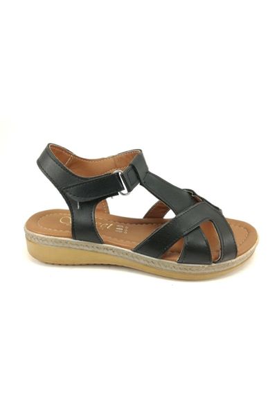 

sandals women's black orthopedics without spikes open front