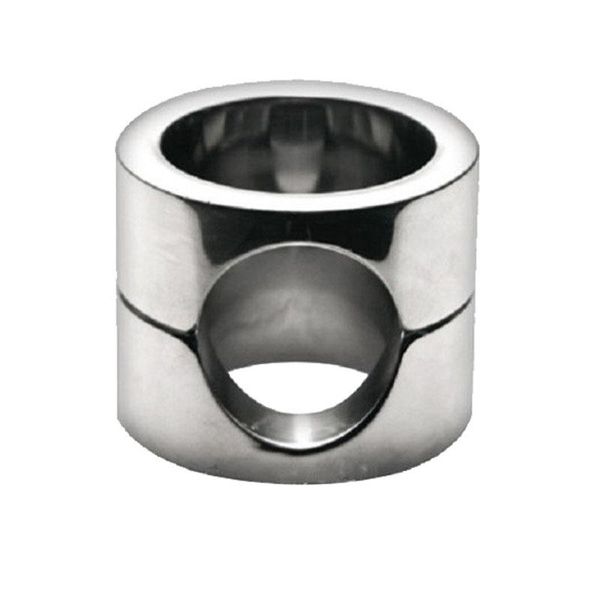 

cockrings metal heavy cockring clamp male chastity training device steel cock ring bondage scrotum stretcher lock sperm toys for men