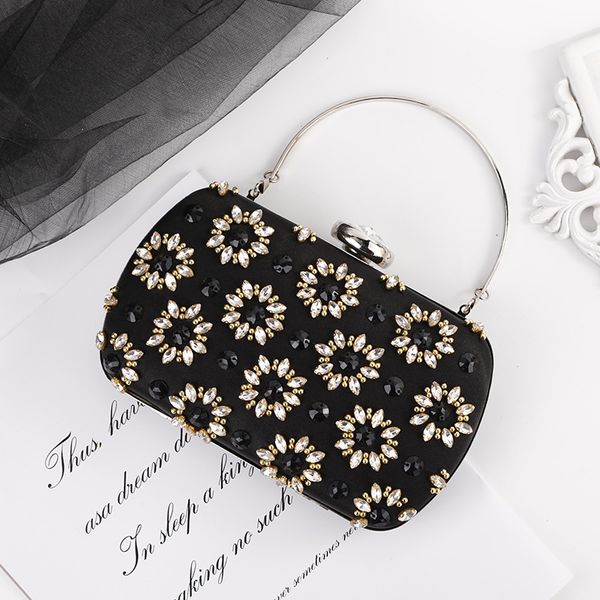 

fashion evening bag flower shaped dinner daisy party dress hand bridal chain