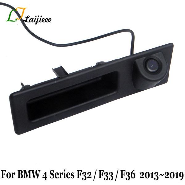 

car rear view cameras& parking sensors hd camera for 4 series f32 f33 f36 2013~2021 / high definition wide-angle trunk handle rearview r