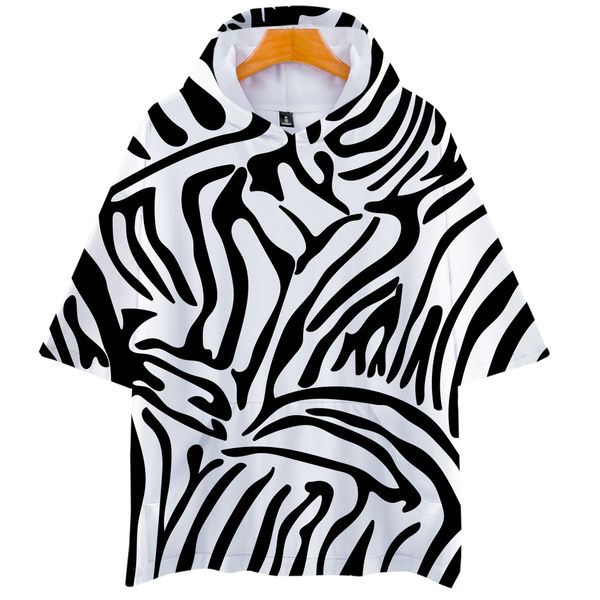 

2019 t shirt streetwear man tshirt hip hop hoodies t-shirt animal texture 3d print summer for male or female, White;black