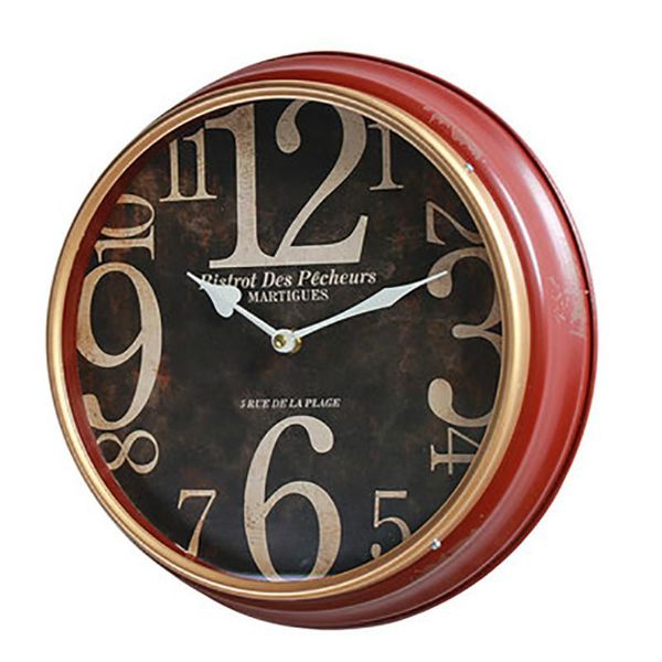 

wall clocks vintage clock european silent simple creative restaurant nordic reloj pared home living room decoration mm50wc
