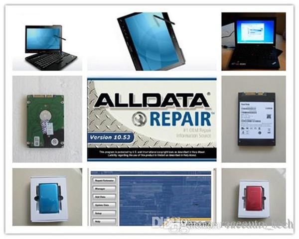 

auto repair tool manuals alldata 10.53 atsg software 1tb hdd cars trucks with x201t i7 4g installed in laptouch screen diagnostic computer r