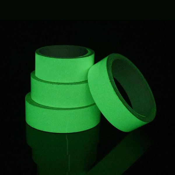 

1/3/4/5m self-adhesive luminous tape sticker glow in the dark night home floors stair treads door safety security warning decor sashes