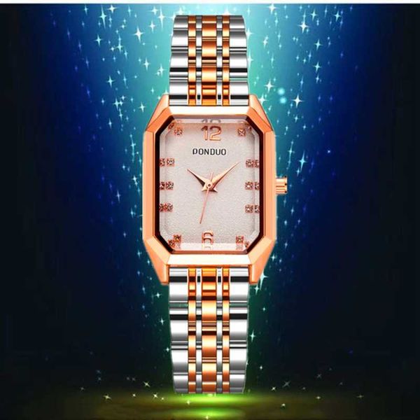 

wristwatches women watches luxury 2021 fashion ladies quartz watch stainless steel bracelet rose gold waterproof female clock womens, Slivery;brown