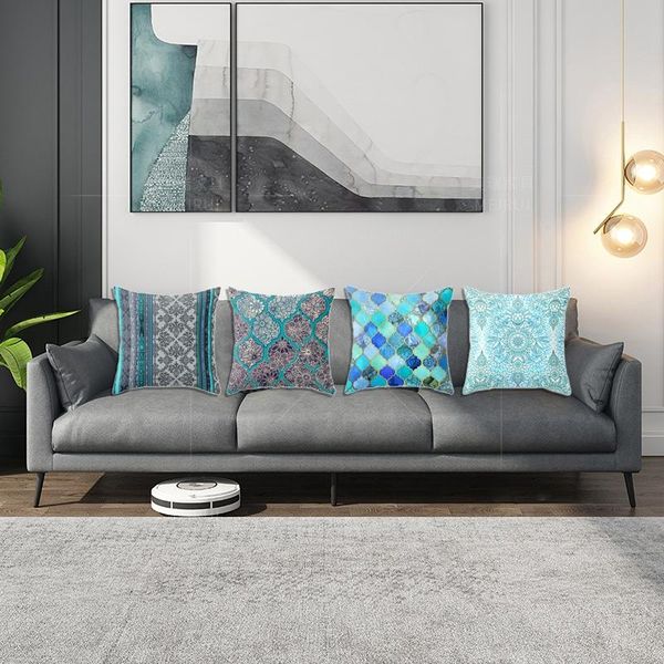 

pillow case 4pc moroccan bohemia throw square sofa cushion cover home decorative 45x45cm-abux