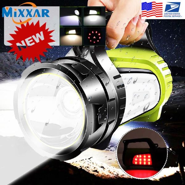 

portable spotlights multifunction usb rechargeable led torch lantern waterproof searchlight super bright lanterns