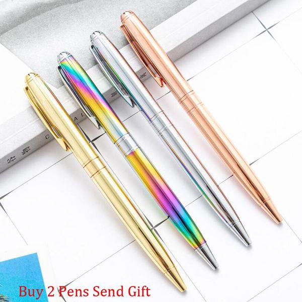

ballpoint pens classic design full metal business men signature pen office executive gift buy 2 send, Blue;orange