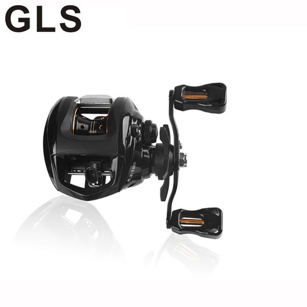 

brand left and right hand water drop wheel 12+1 bearing weight 190g ultra-light magnetic brake fishing reel baitcasting reels
