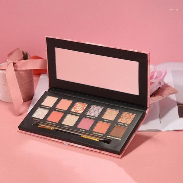 

colors koi eye shadow gorgeous highlight glitter pearlescent matte colorful makeup suitable for beginners1