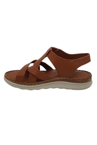

sandals women's brown orthopedic genuine leather, Black