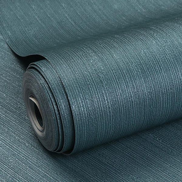 

wallpapers nordic style solid blue frosted stripe wallpaper living room clothing store background simple household pvc full shop sticker