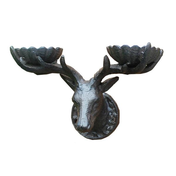 

candle holders cast iron arch hollow wall hanging candlestick retro decorations courtyard home pendants garden decoration