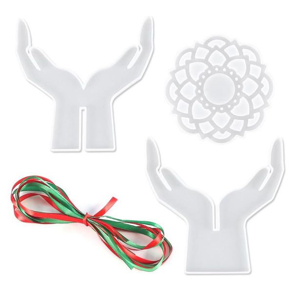 

decorative objects & figurines silica gel mould diy crystal dropper epoxy resin irregular branch flower pot shelf mold cakes creative