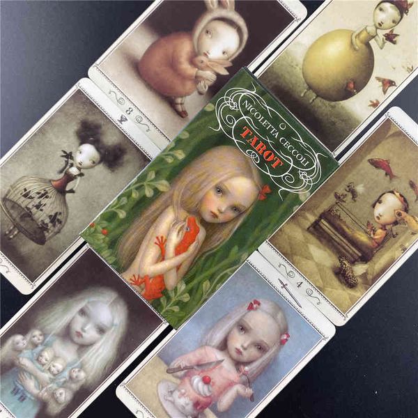 

hay house new nicoletta ceccoli tarot cards divination deck entertainment parties board game support drop shipping dixit sale_fyli