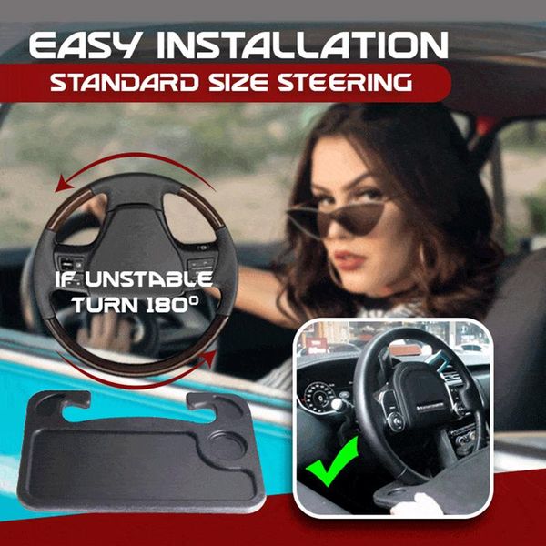 

car organizer multifunctional main driver card table steering wheel desk