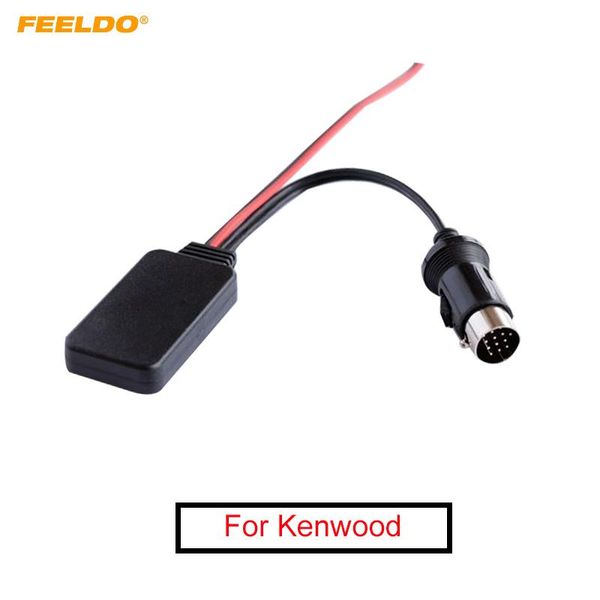 

other auto electronics feeldo 1pc car aux-in wireless bluetooth adapter module audio receiver aux cable for kenwood 13pin cd/dvd host