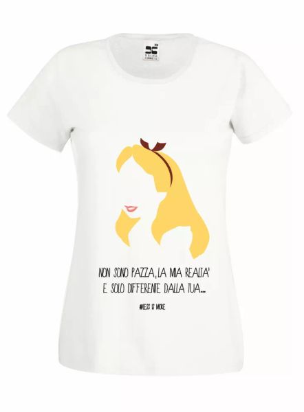 

mesh princess alice in wonderland happiness t-shirt cotton woman, White;black