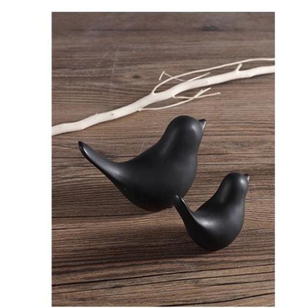 

wall stickers 4pcs modern simple nordic ceramic peace bird pigeon statue figurine model home bar ornament tabledecoration room decoratio