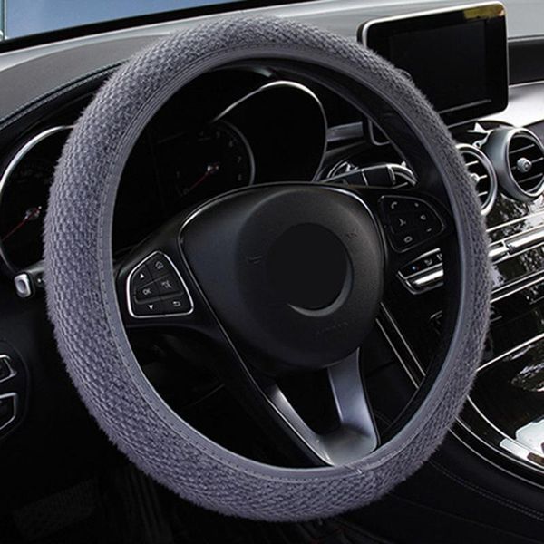 

steering wheel covers interior cover parts winter inner plush 38cm accessories