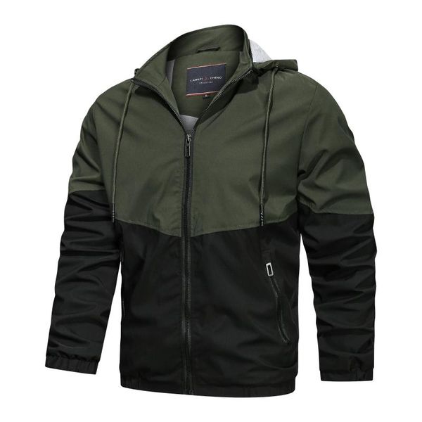 

men's jackets autumn winter windbreaker men sports casual business solid simple slim fit mens jacket clothing 2021, Black;brown