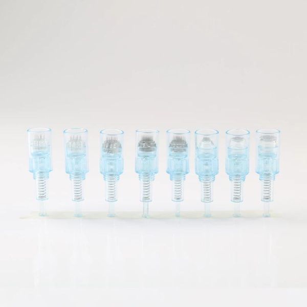 

tattoo needles 5pcs electric derma pen x5 bayonet 9 /12/24/ 36/42 pin nano cartridge for auto dr. machine needle tips