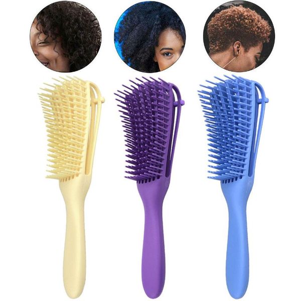 

scalp massage comb hair brush women detangle hairbrush anti-tie knot dog grooming