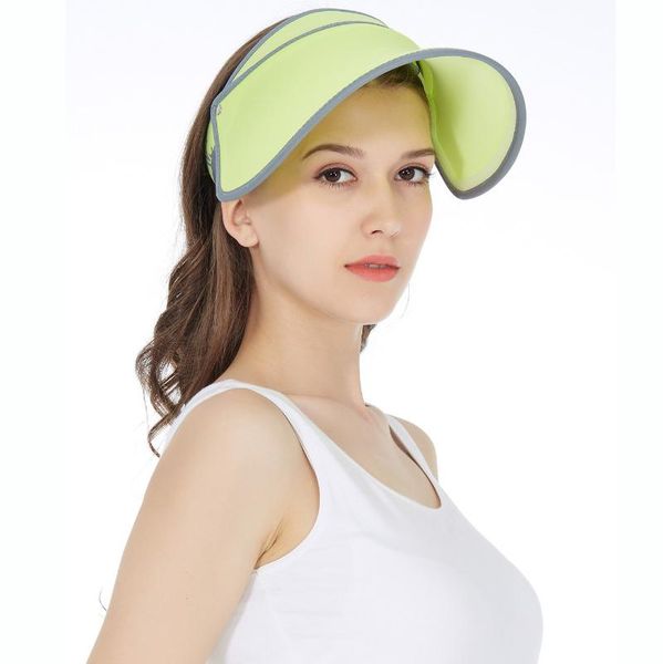 

berets summer anti-uv women men sun hats transparent color empty plastic pvc sunscreen hat visor caps bicycle sunshade sports cap, Blue;gray