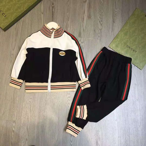 

baby boy clothe set coat+pants designer girl fashion boutique autumn clothing sets 110-160 cm blue clothes boys, White