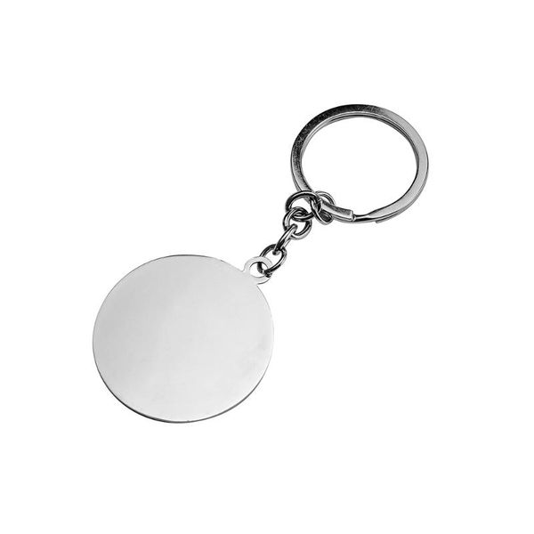 

keychains personalize customized round key chain,engrave your logo handwriting on keychain,custom chains gifts for christmas, Silver