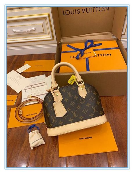 

gglvlouisvittonyslwomen designer luxury bag alma bb tote women shoulder bags 23969, Red;black