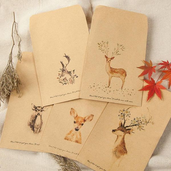 

gift wrap 80pcs retro envelope creative paper unique diy envelopes kraft for party festival