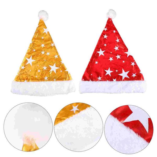 

party hats 2pcs pretty santa cozy christmas durable favors