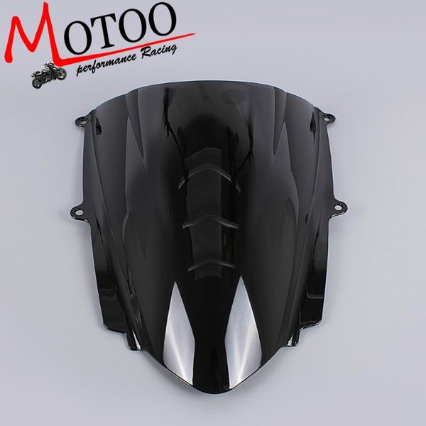 

motorcycle windshield motoo - windscreen double bubble for daytona 675 2013 2014 2021