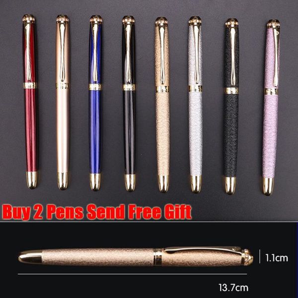 

fountain pens brand gift ink pen office executive metal clip 8 color yongsheng 514