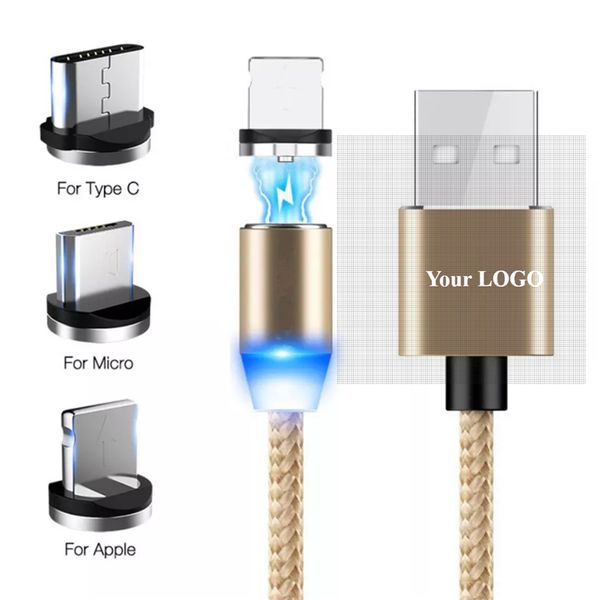 

magnetic cell phone cables for micro usb type-c lightning charger samsung s10 s8 android three-in-one multi-function