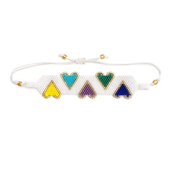 

classic explosions love miyuki bracelet link, chain, Black