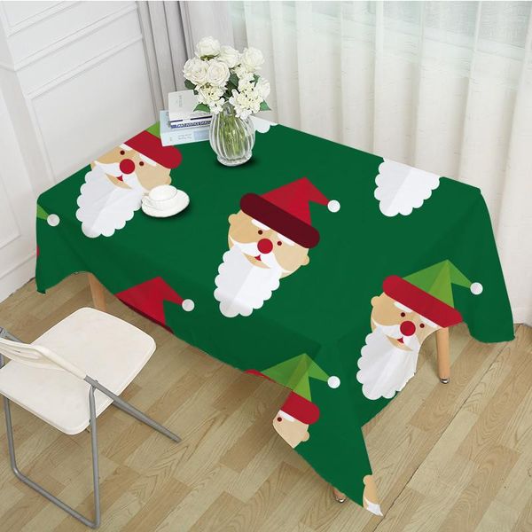 

merry christmas table cloth tablecloths house decoration for kitchen cover rectangle cloths
