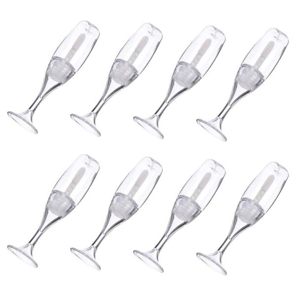 

storage bottles & jars 8pcs empty lip gloss tube unique design wand tubes refillable bottle