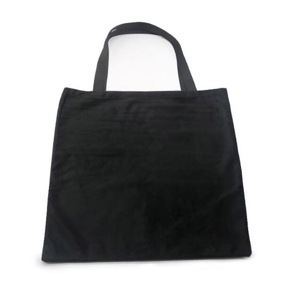 

20pcs shopping bags sublimation diy blank white peach skin velvet single sides 9 grid prints handbag
