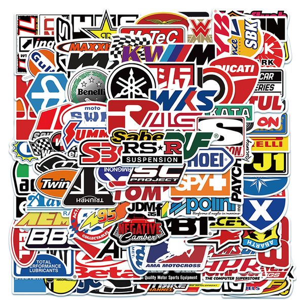 Confezione da 100 pezzi JMD adesivi per auto divertenti cartoni animati da uomo per graffiti logo auto coperture casco skateboard snowboard moto bici adesivo per laptop