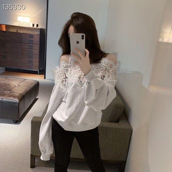 

women's hoodies & sweatshirts zk1250 fashion 2021 runway luxury european design party style clothing, Black