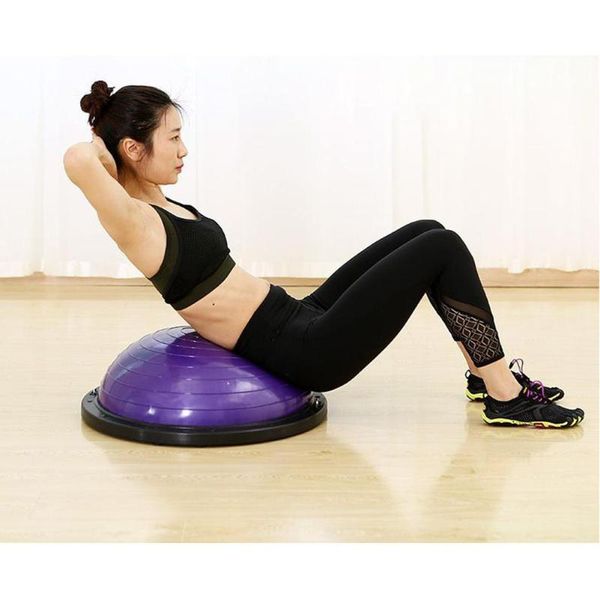 

none yoga ball anti-explosion anyi-slip half for gym bodybuilding exercise balls
