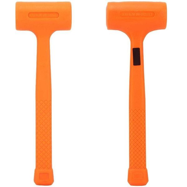 

hand tools q81c unicast mallet with non-marring rubber coating for home interior decoration 0.5/1lb non-elastic dead blow hammer