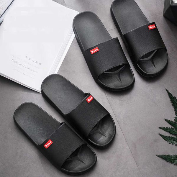 

new cool summer wear daily fashion home bathroom l slippers men, Black