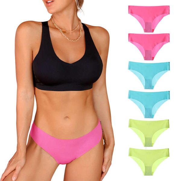 

large t-pants women's low waist traceless piece nude underwear, Black;pink